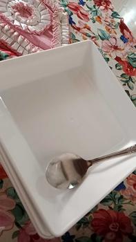 Product Review of Glassware.id^_^(6 pcs / 1 lusin) - Piring Persegi Semi Melamin Dinnerware (20 cm), Piring Semi Melamin (No.88), Piring Saji Persegi, Piring Sajian Kotak, from N**8 0