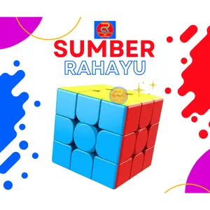 MAINAN ANAK EDUKASI KOTAK KUBUS RUBIK MAGIC CUBE 3X3