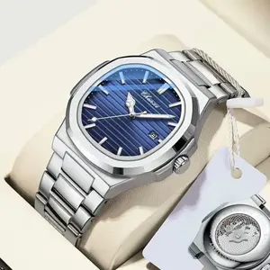 [ Komen “ MAU “ 5 Kali ] Jam Tangan Pria Olahraga Santai Anti Air Tahan Karat Automatic Mekanis Otomatis 0022