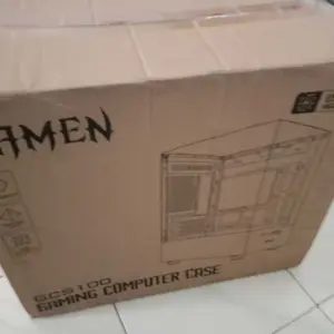 GAMEN GCS100 Transparant Gaming Pc  Computer Case Tempered Glass Up to 3 Fan Original - Garansi 1 Tahun