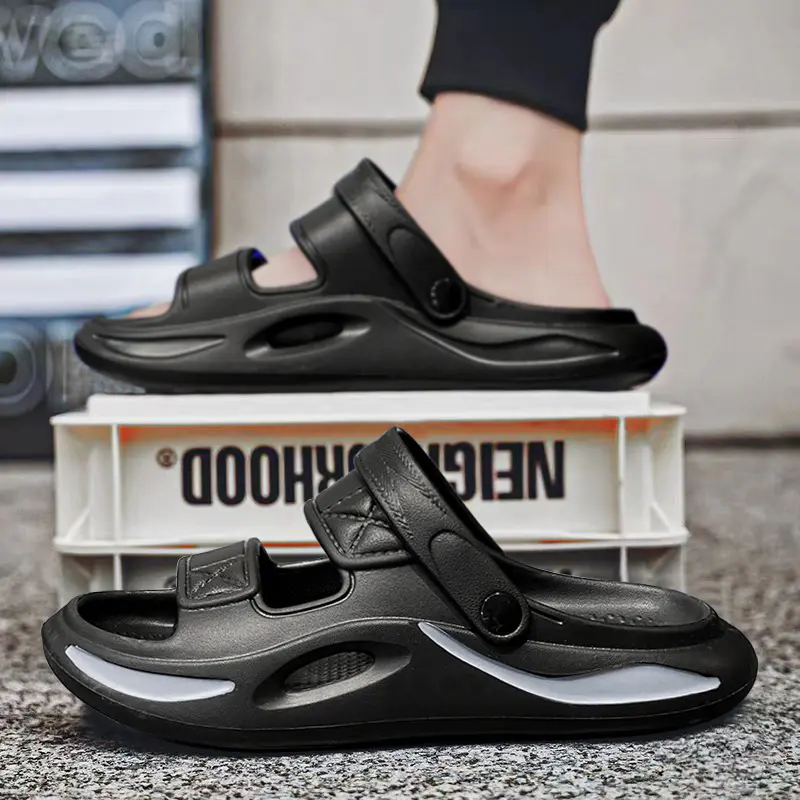 Hot Item! Men's Summer "Stepping on Poop" Thick-Soled Sandals: Outdoor Sports Casual Two-Wear Anti-Slip Beach Shoes sandal men