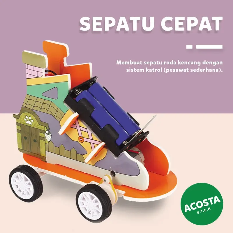 Mainan Edukasi Sains & Teknologi Usia Anak 6 - 8 Tahun DIY Rakit ACOSTA STEM Toys 2