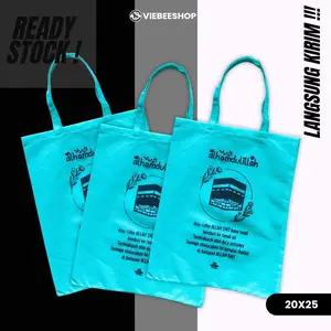 ( Isi 50 Biji ) Tas Souvenir Haji Umroh Terbaru Goodiebag Bingkisan Oleh Oleh Haji Umroh Murah Siap Kirim Tas Haji 20x25
