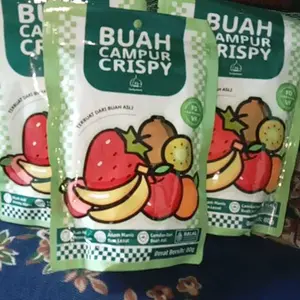 【Luckymore】HALAL Keripik Buah Campur Renyah 80g | Camilan Sehat & Berwarna  Kripik Camilan Makanan Food
