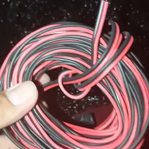Kabel serabut 2 jalur merah hitam kabel spiker