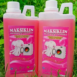 1 Liter Deterjen Cair Laundry Premium Super kental & Wangi Pink Sakura pembersih dapur cleaner