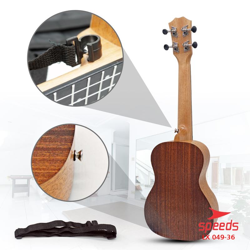 Ukulele Concert Ukulele 4 Senar Ukulele 24 Inch Akustik Kayu Premium SPEEDS 049-36 3