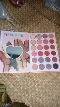 Product Review of IGOODCO 43 Warna bayangan mata Plat Glitter Powder Cosmetics Women Funny Cover Book Frosted Glitter Powder Sequins Eye Makeup Palette eye shadow from L**️ 1