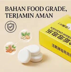 Pembersih Serbaguna Super Ampuh—Semua Jenis Kotoran, Cuma Rendam Sebentar Aja Bersih Seperti Baru! Aman untuk Semua Barang, Bahan Makanan Grade!