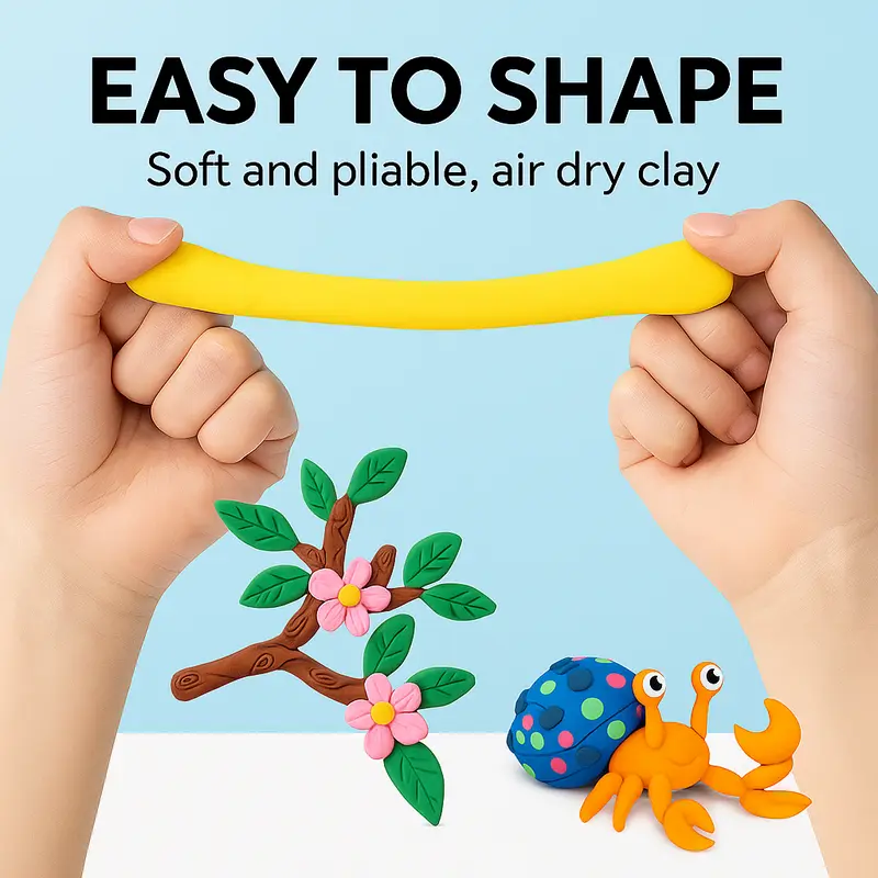 Clay Lilin Mainan Anak 12 Pcs Free 3 Pisau Bahan Polymers Lembut Plastik Toys Buah Beli 1 Dapat 12 Warna Mix Cocok Untuk Perkembangan Anak Dan Menghibur 5