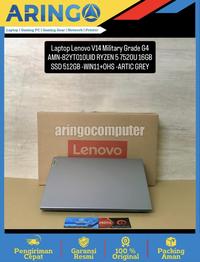 Gambar Lenovo V14 Military Grade G4 AMN-82YT010UID RYZEN 5 7520U 16GB -SSD 512GB -WIN11+OHS -ARTIC GREY dari Aringo Computer Samarinda Kota Samarinda 1 Tokopedia