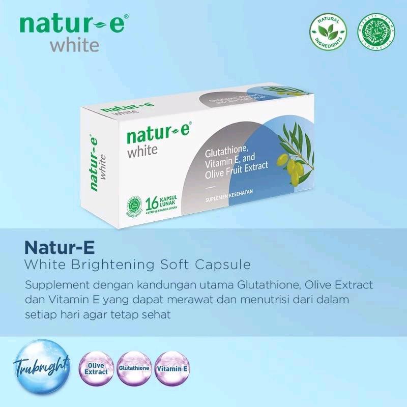 ️️Natur e white soft kapsul 16 s /suplemen kecantikan 0