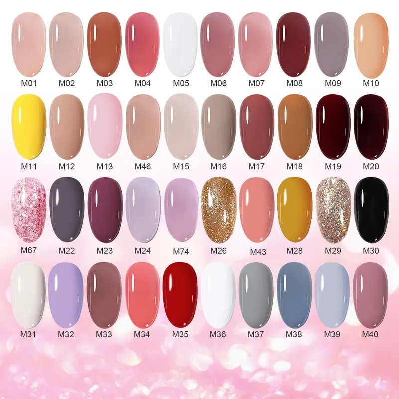 Kutek Gel UV LED gel polish 165 COLOUR Nail Art Cat Kuku nail Polish 2