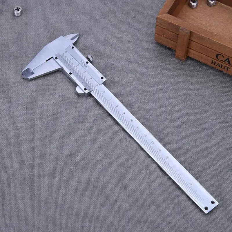 Dụng cụ đo mét Vernier, kim loại và thép carbon, đa năng, có phạm vi đo 0-150mm