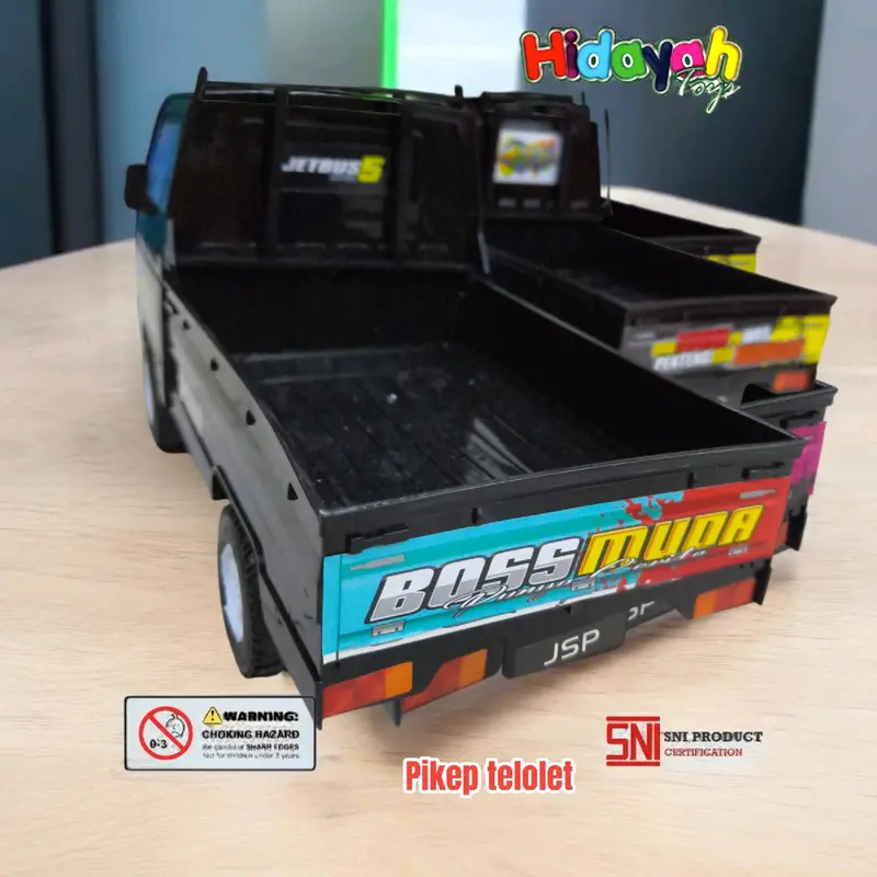 Mainan Mobil Pickup L300 Toys Dilengkapi dengan Tali penarik Keren 4