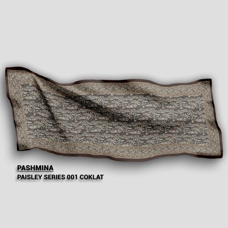 HIJAB PASHMINA DIGITAL PRINTING PAISLEY SERIES / PASMINA MOTIF MODEL TERBARU / HIJAB PASMINA CERUTY BABYDOLL PREMIUM MOTIF - Muslim 7