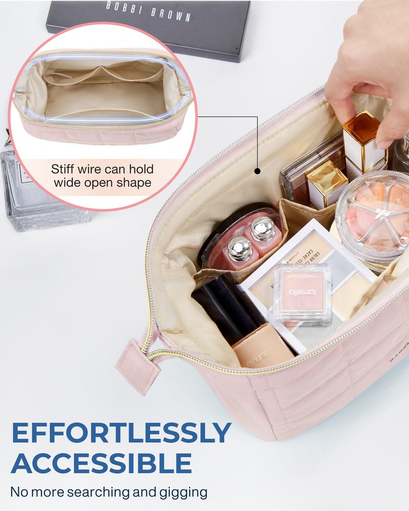 Product Introduction of กระเป๋าเครื่องสำอาง, BAGSMART, วัสดุอ่อนนุ่ม, ความจุมาก, กระเป๋าเก็บของแบบพกพา, เหมาะสำหรับการเดินทาง 9