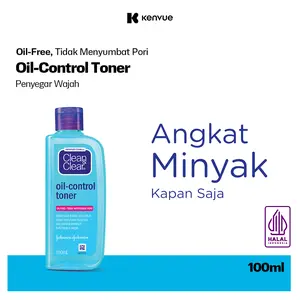 Clean & Clear Oil Control Toner 100ml - Perawatan Komedo