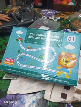 Product Review of Kissdora Kid Tracing Workbook with Erasable Pen Control Educational Training Toy Stroke Line Point Drawing Thinking Learning Buku from J**i 1