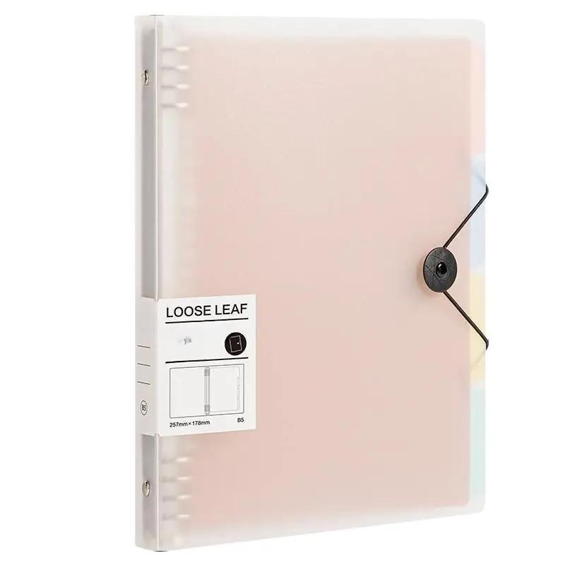 Deli Binder / Loose-Leaf Notebook A4 A5 B5 Strap Kunci HXX-3 Plastik Kertas Metal Paper 1