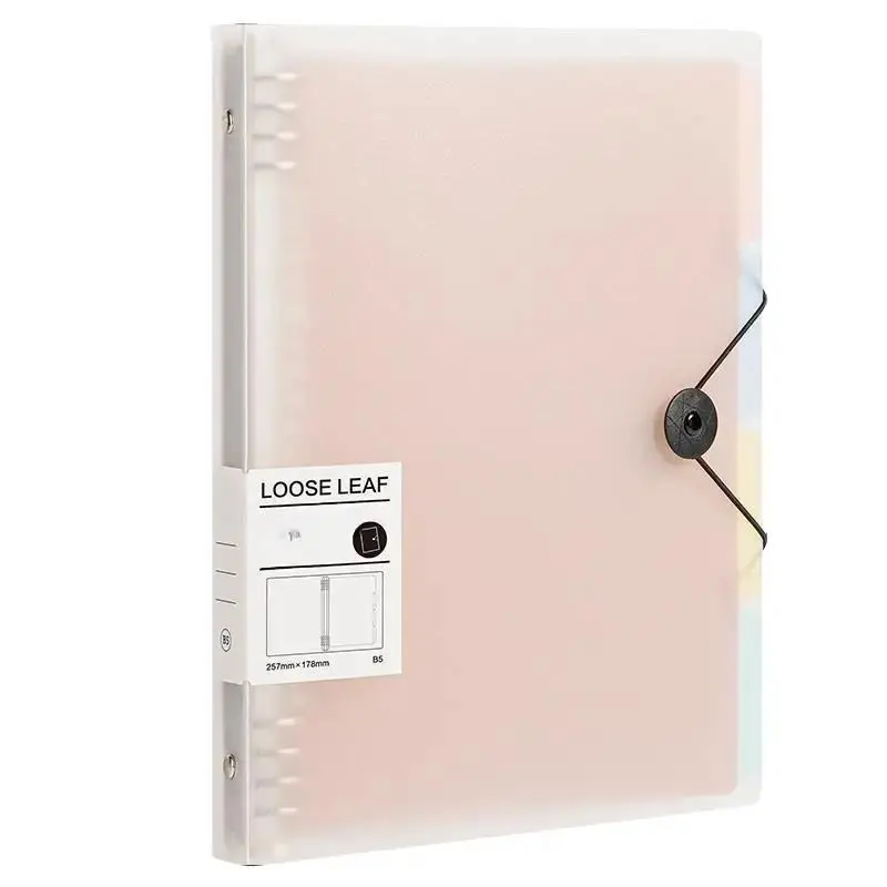 Deli Binder / Loose-Leaf Notebook A4 A5 B5 Strap Kunci HXX-3 Plastik Kertas Metal Paper 1
