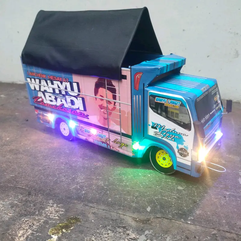 miniatur truk wahyu abadi fariasi ful lampu 2