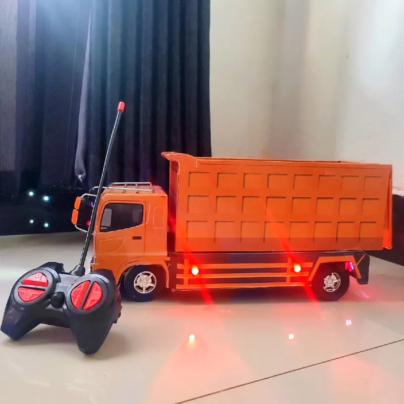 Dump hino remot control miniatur truk anak anak 4