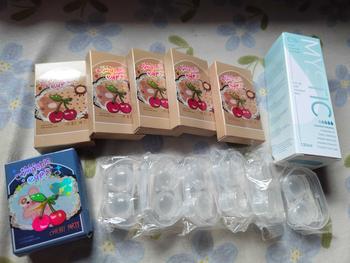 Product Review of [ Beli 6 GRATIS 13 ] Mysticeyes Softlens Mata 14.0mm-14.5mm (NORMAL) Paket kombinasi :6 Pasang Softlens +Air Pencuci Softlens 120ML+ 6Casing Gratis from x**x 1