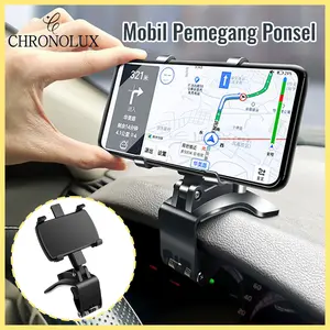 Holder Mobil Jepit 4in1 Spion Dashboard Visor 360 derajat Car Holder Original