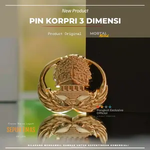 PIN KORPRI 3 DIMENSI TERBARU - PIN KORPRI TERBARU ORIGINAL