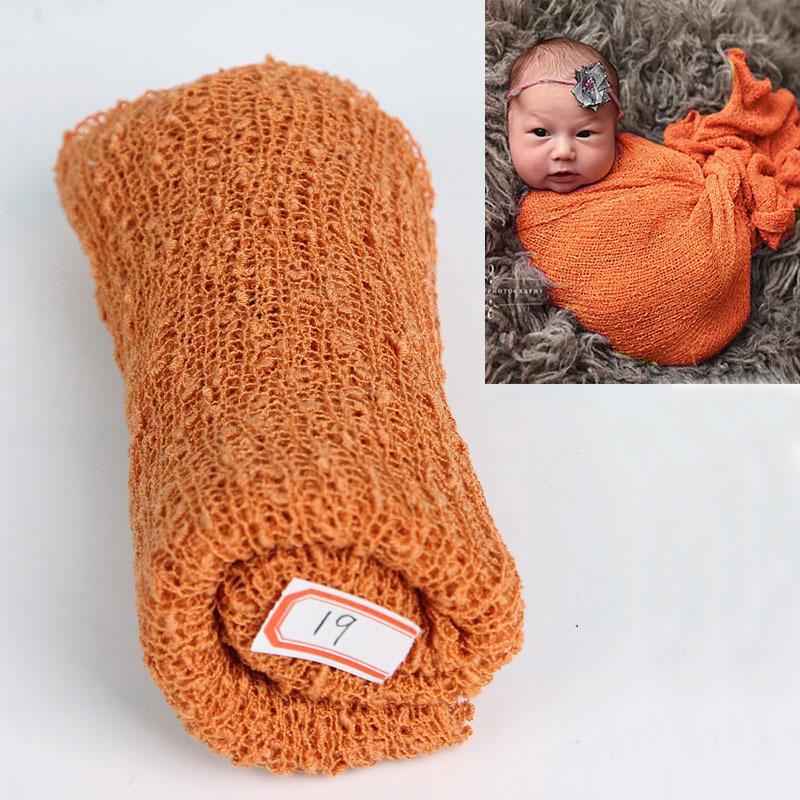 Product Introduction of Cross-border children's photography wrap cloth studio newborn baby photo wrap blanket elastic gauze wrap cloth factory direct sales 16