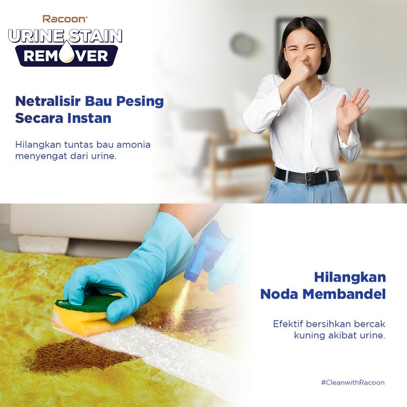 Racoon Urine Stain Remover / Pembersih Noda Pipis Hewan Peliharaan pe wangi kucing dan Anjing 2