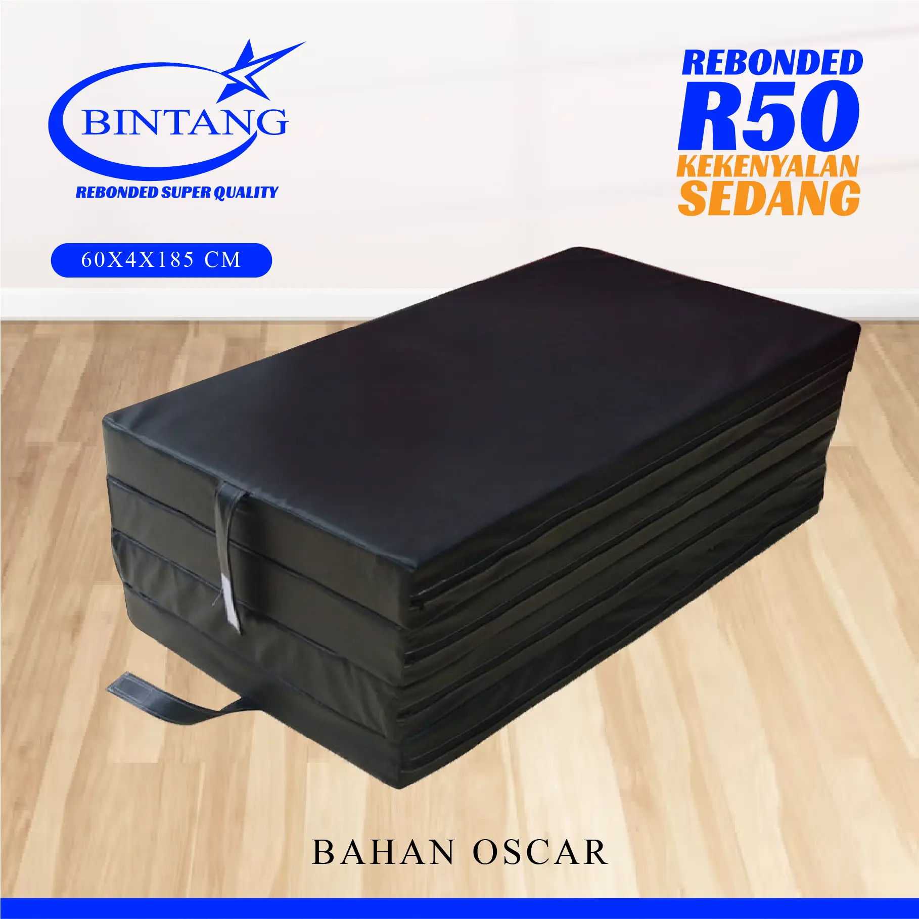 Kasur Lipat 4 Rebonded R50 / Kasur Lipat 60x4x185 /Kasur Lipat