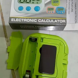 Timer Digital Dapur Mini Alarm Nyaring Countdown Stopwatch Layar LCD Jelas Multifungsi Untuk Baking Masak Harian