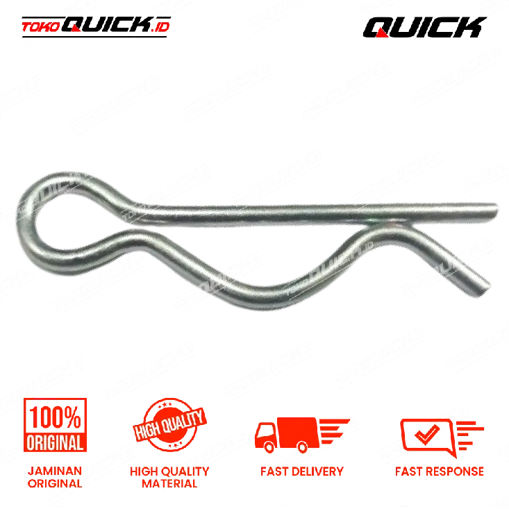 Sparepart Traktor Quick, SNAP PIN FOR SHAFT DIA.16 (SP)  / HARGA PER PCS 0