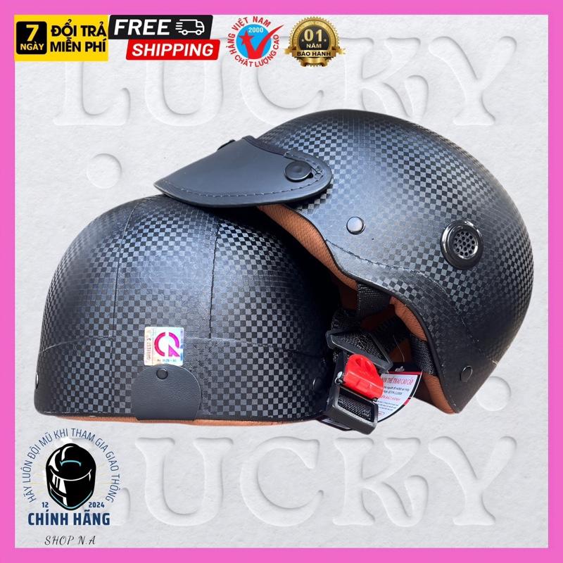 CARO Mũ Bảo Hiểm Sơn Trơn Nhũ Bản Nâng Cấp Vòng Đầu 52-58mm Chất Liệu ABS Lót Nâu Mái Che Tháo Lắp Dễ Dàng Helmet Phụ Kiện Đội Đầu Nón Bảo Hiểm