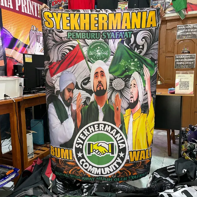 BENDERA SHOLAWAT HABIB SYECH TERMURAH LANGSUNG KIRIM 3