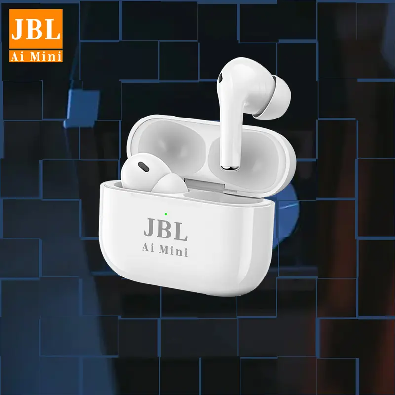 Original JBL-AIMINI P20i Trve Wireless Earbuds 10mm Drivers with Big Bass Bluetooth 5.3 Long Playtime Water-Resistant 2 Mics for Clear Calls 22 Preset EQs Earphones Headphones Tws 1