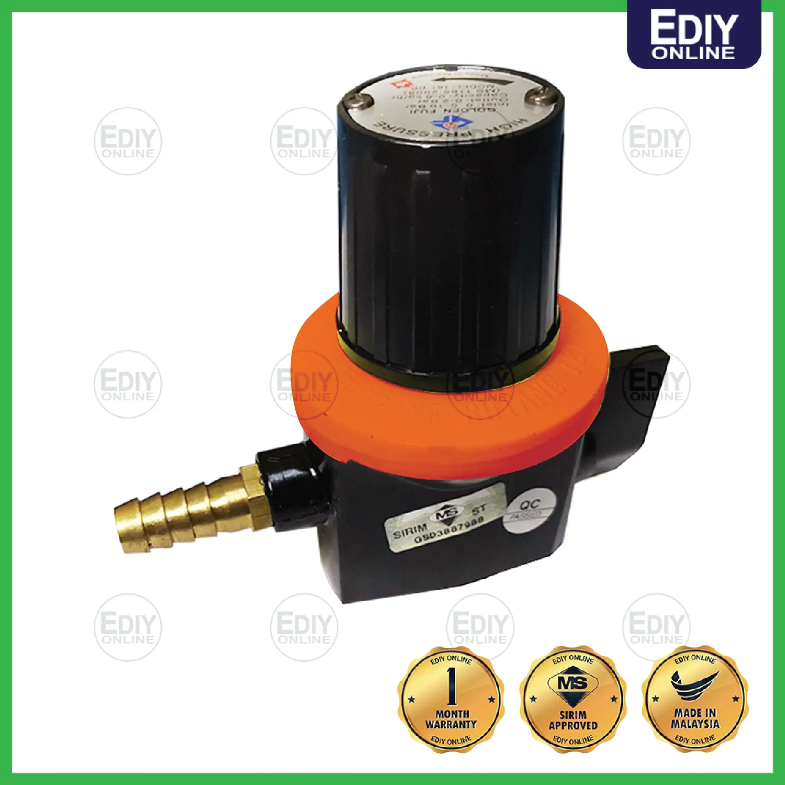 GOLDEN FUJI HPG HIGH PRESSURE GAS REGULATOR 181DP