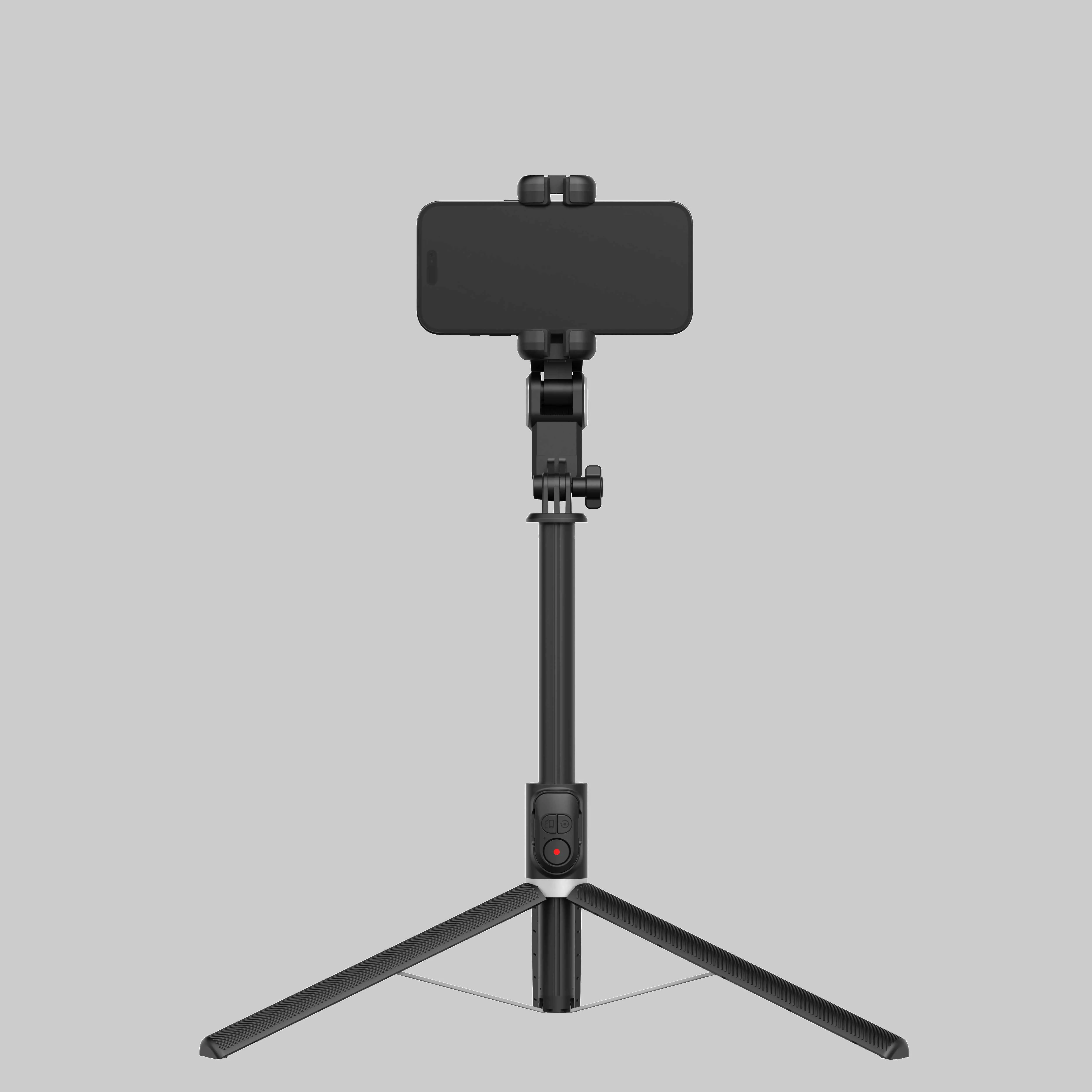 AOCHUAN Gimbal Stabilizer for Smartphone, Sefie Stick Built in 42" Extension Rod for Video Recording, Phone Gimbal with Auto Face Tracking 360° Rotation, Compatible with iPhone/Andriod-M2 Pro Black