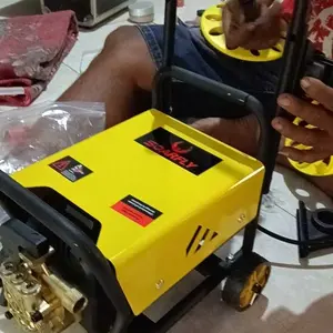 【7.7 Mega Sale】SOARFLY Jet Steam 950 Bar Tekanan Tinggi High Pressure Washer, Pompa IntiTembaga Tahan Lama dilengkapi pengukur tekanan, mesin steam pembersih bertekanan tinggi  mencuci motor & mobil, debit air 8 liter/menit Car