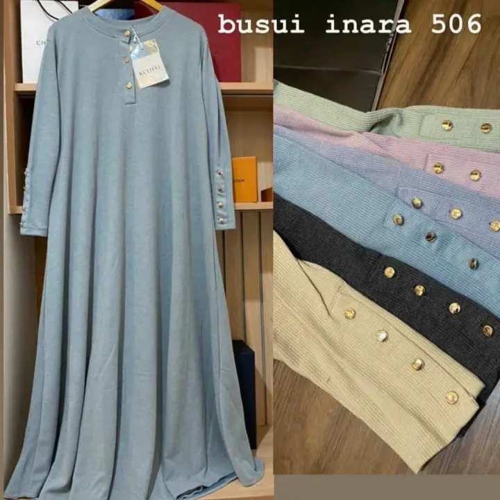 GAMIS KNIT KUYIFEI | GAMIS INARA VIRAL | GAMIS WANITA DEAWASA TERBEST SELLER | GAMIS WANITA VIRAL 2024