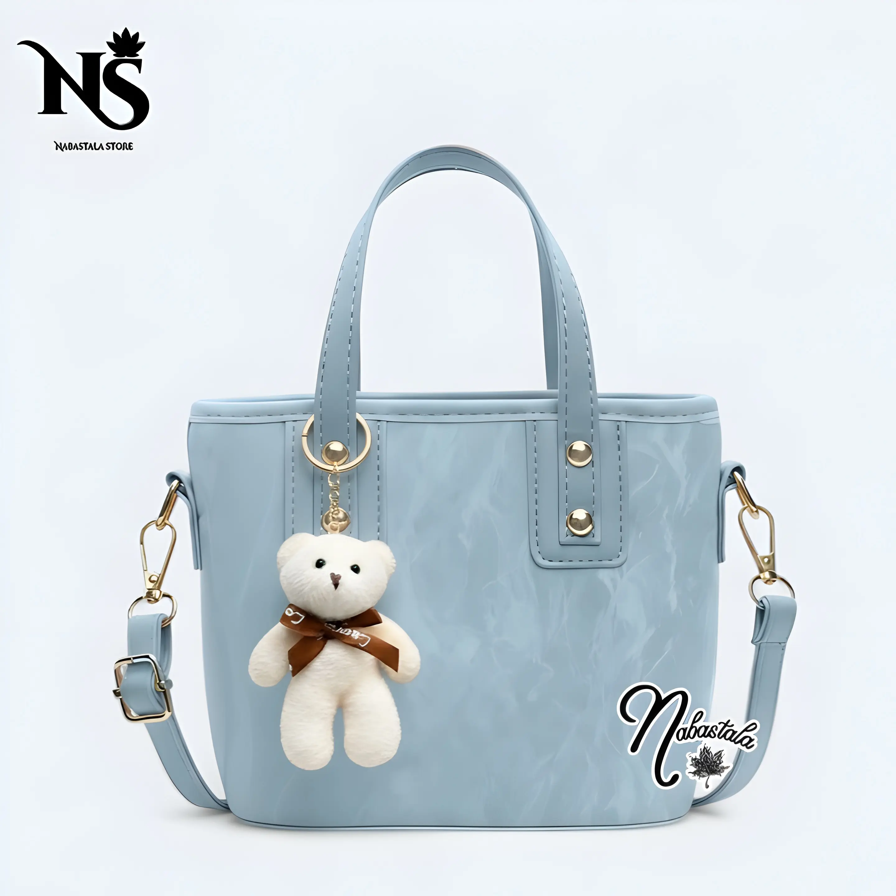 Ice Blue + Boneka