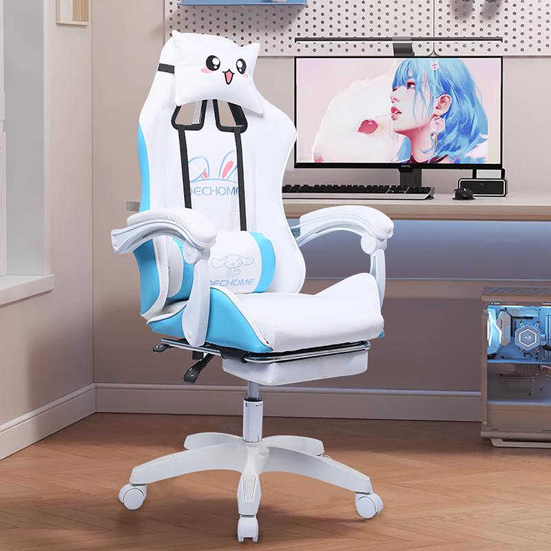 Product Introduction of DECHOME Ghế Chơi Game, Ghế Gaming Công Thái Học Có Gác Chân Ngả Lưng Xoay 360, Chất Liệu Nệm Cao Su Non Bọc Da PU Nhập Khẩu 29