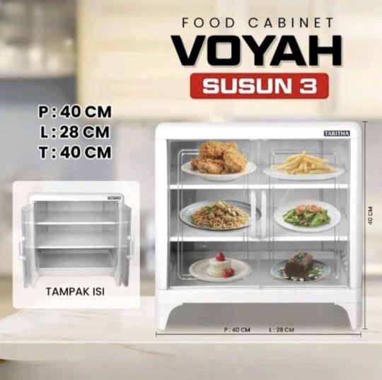 Voyah food Cabinet rak lemari dapur rak lemari makanan stroge rak Penyimpanan serbaguna anti seranggga