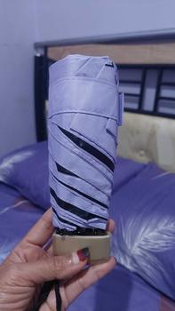 Product Review of Payung Kapsul Gepeng Lipat Anti UV UPF 50+ Free Pouch Motif Polos Folding Umbrella Ultra Violet Payung Tabir Surya Hujan atau Panas from I**I 0