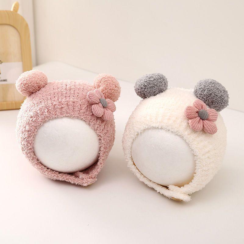  Mũ Bảo Vệ Tai Cho Em Bé Mùa Đông Thiết Kế Dễ Thương Với Pompom Đôi Thích Hợp Cho Trẻ Mới Biết Đi Mũ Len Dệt Kim Màu Trơn Ấm Áp Cho Trẻ Em Bé Trai Và Bé Gái Mũ Bịt Tai 