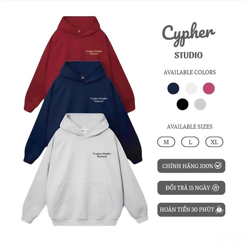    Deal Mở Bán   HD03 Bản Nâng Cấp Vải Nỉ Lông Cáo Áo Hoodie Mũ Bản To Nỉ Lông Cáo Mềm Mịn  Form Rộng NAM NỮ Kiểu Dáng Oversize 