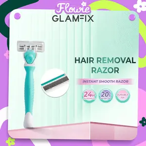 GLAMFIX Fresh Hair Removal Razor Pisau Cukur Pencukur Bulu Alat Cukur Wanita dan Pria 1pc