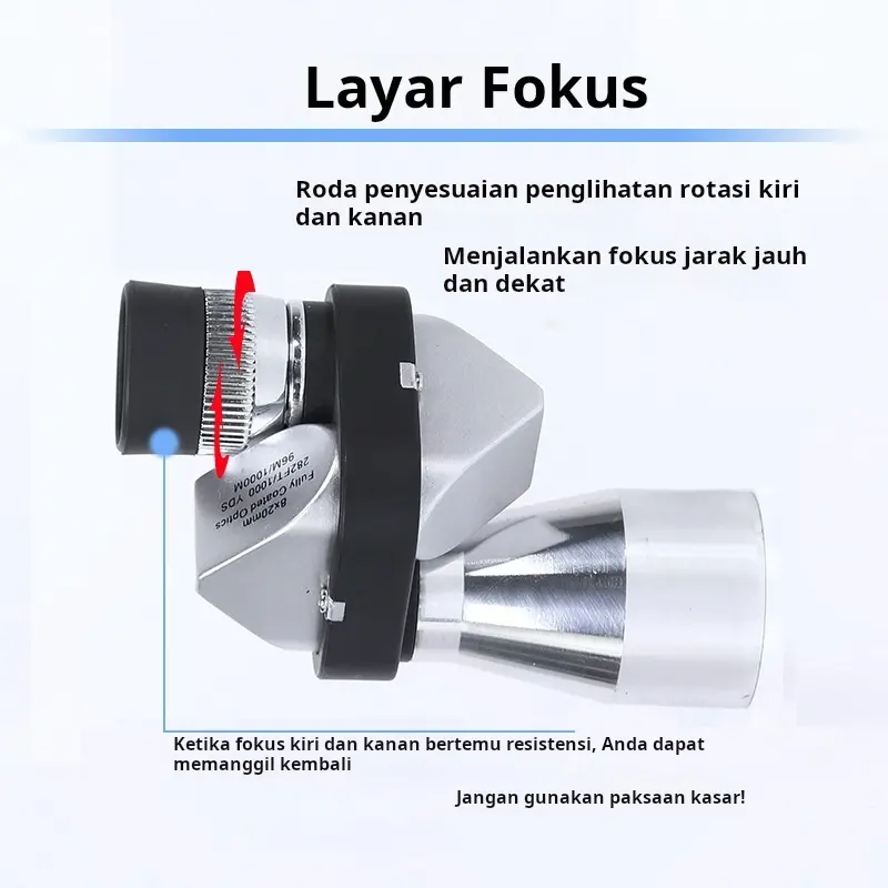 「Teleskop Mini Portabel Pembesaran Tinggi」Desain Monokular Sudut - Teleskop Astronomi Pengamatan Burung 30.000 Meter - Visi Malam Non-Inframerah Cahaya Rendah